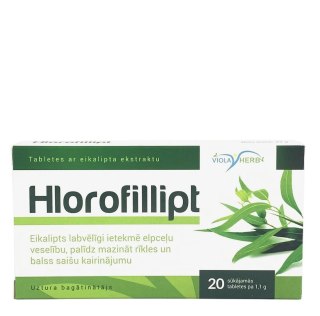 Chlorofillipt tabletki z eukaliptusa 20 szt. VIOLA HERB