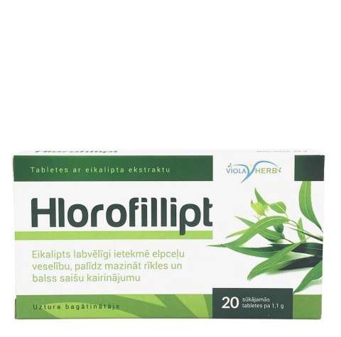 Chlorofillipt tabletki z eukaliptusa 20 szt. VIOLA HERB