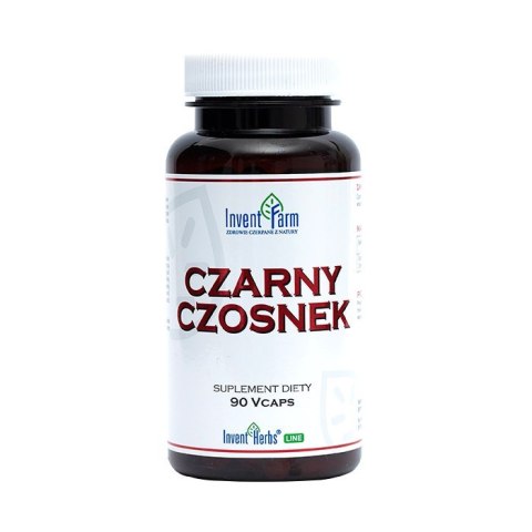Czarny czosnek 90 vcaps. INVENT FARM