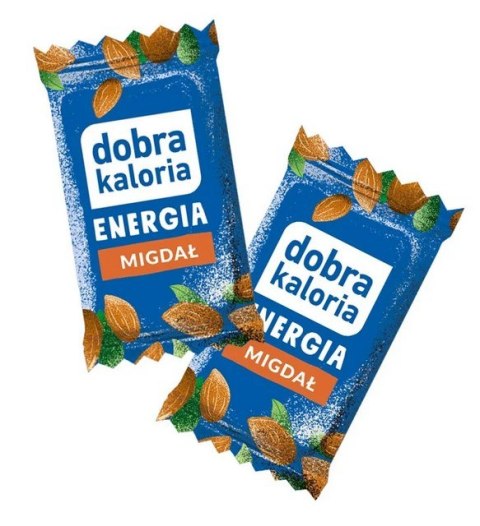 DOBRA KALORIA Mini batoniki ENERGIA migdał + magnez, guarana, kofeina 6x17g KUBARA