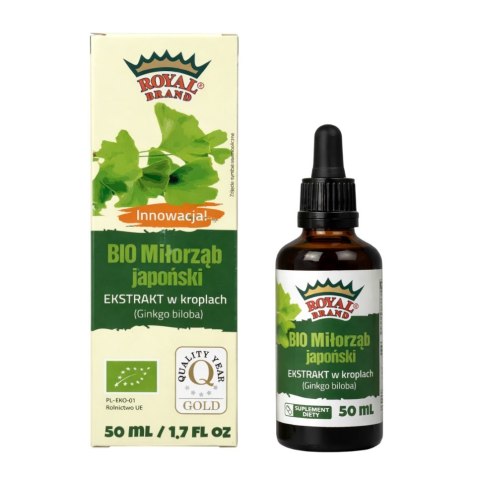 Ekstrakt z Miłorzębu japońskiego BIO 50ml ROYAL BRAND