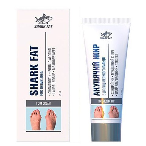 GOLDEN PHARM Tłuszcz rekina krem na haluksy z liściem laurowym 75ml
