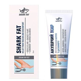 GOLDEN PHARM Tłuszcz rekina krem na ostrogę piętową ze złotym wąsem 75ml
