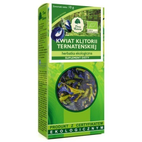 Klitoria ternateńska kwiat BIO 10g DARY NATURY