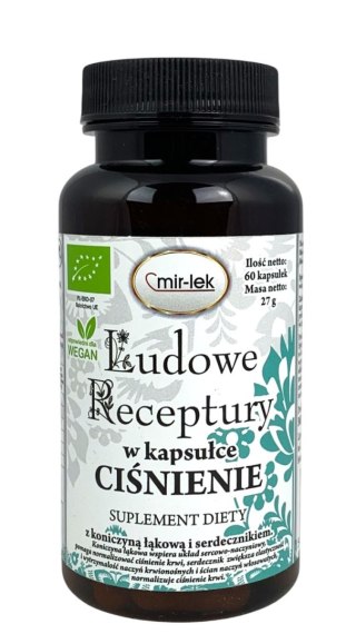 LUDOWE RECEPTURY ciśnienie BIO 60 kapsułek MIR-LEK