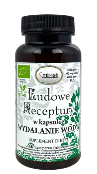 LUDOWE RECEPTURY wydalanie wody BIO 60 kapsułek MIR-LEK
