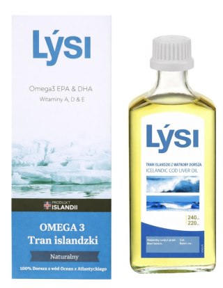 LYSI Tran islandzki naturalny 240ml