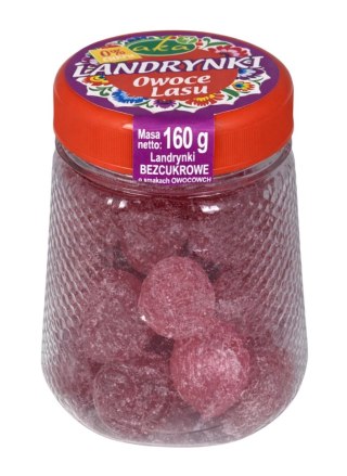 Landrynki owoce lasu ze stewią bez dodatku cukru 160g AKA