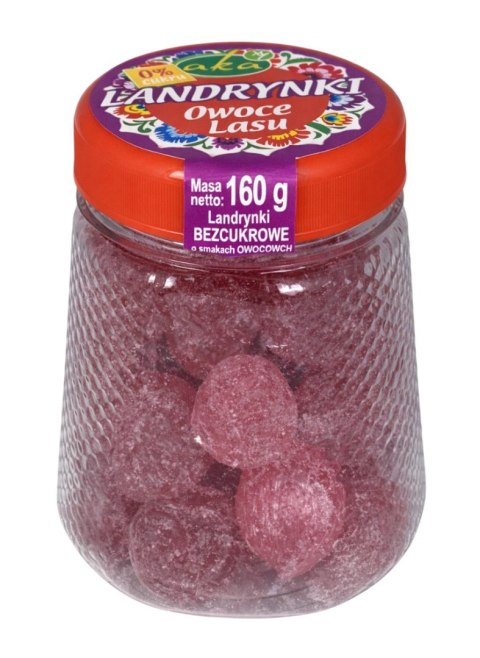 Landrynki owoce lasu ze stewią bez dodatku cukru 160g AKA