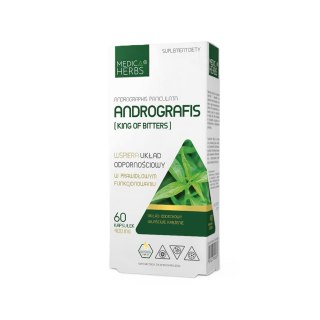 MEDICA HERBS Andrografis (King of bitters) 400mg, 60 kaps.