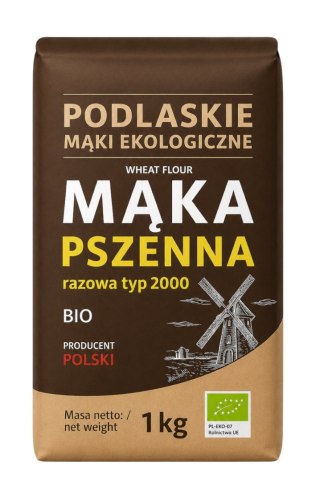 Mąka pszenna razowa typ 2000 BIO 1kg BIOLIFE - PODLASKIE EKOLOGICZNE