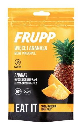 Owoce liofilizowane FRUPP ananas bezglutenowe 15g CELIKO