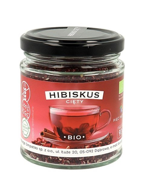 PIĘĆ PRZEMIAN Hibiskus cięty bezglutenowy BIO 90g