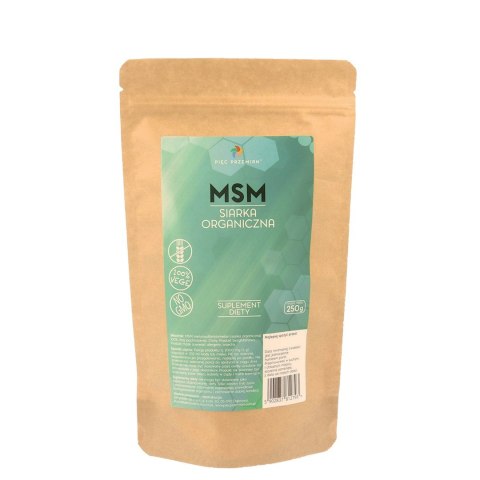 PIĘĆ PRZEMIAN MSM - siarka organiczna 250g