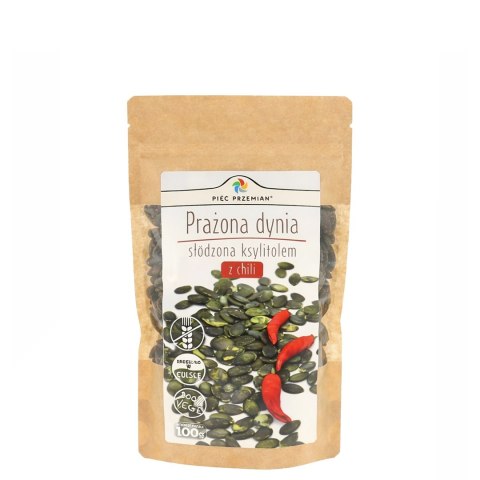 PIĘĆ PRZEMIAN Prażona dynia z ksylitolem i chili 100g