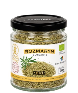 PIĘĆ PRZEMIAN Rozmaryn suszony bezglutenowy BIO 45g