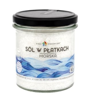 PIĘĆ PRZEMIAN Sól morska w płatkach bezglutenowa 180g