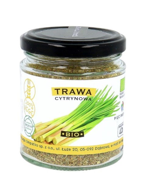 PIĘĆ PRZEMIAN Trawa cytrynowa bezglutenowa BIO 40g