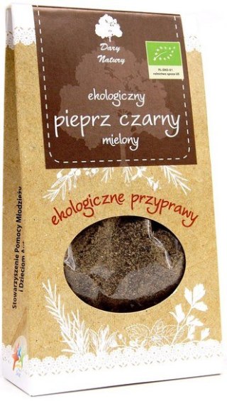 Pieprz czarny mielony BIO 50g DARY NATURY
