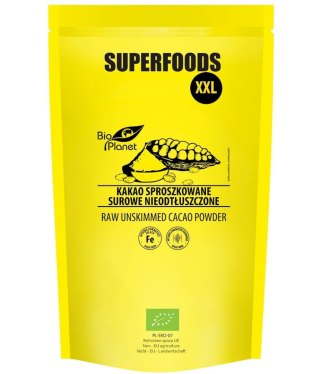 SUPERFOODS Kakao sproszkowane surowe nieodtłuszczone BIO 400g BIO PLANET
