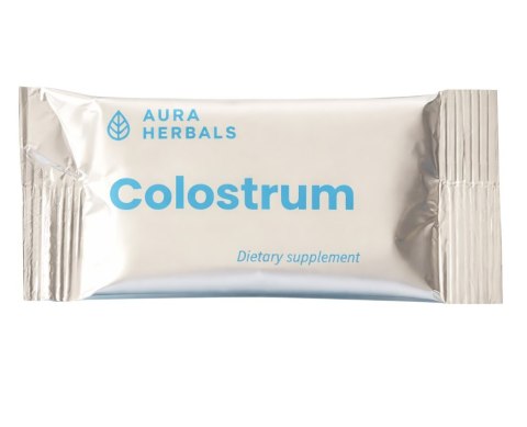 AURA HERBALS Colostrum 1000mg bananowe saszetki 30 szt.