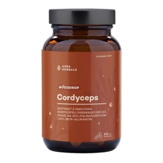 AURA HERBALS Mycodrop Cordyceps 60 kaps.