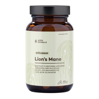 AURA HERBALS Mycodrop Lion's Mane 60 kaps.