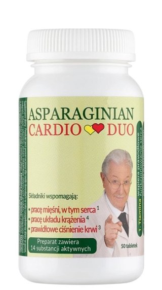Asparaginian CardioDuo 50 tabl. UNIPHAR
