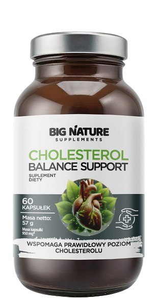 BIG NATURE Kapsułki Cholesterol Balance Support 60 kaps.