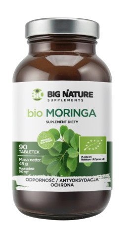BIG NATURE Tabletki Moringa BIO 500mg, 90 tabl.