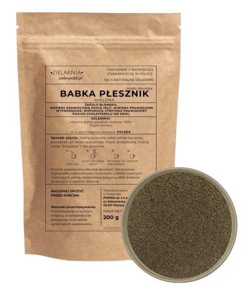 Babka płesznik mielona 200g ZIELARZPOLSKI.PL