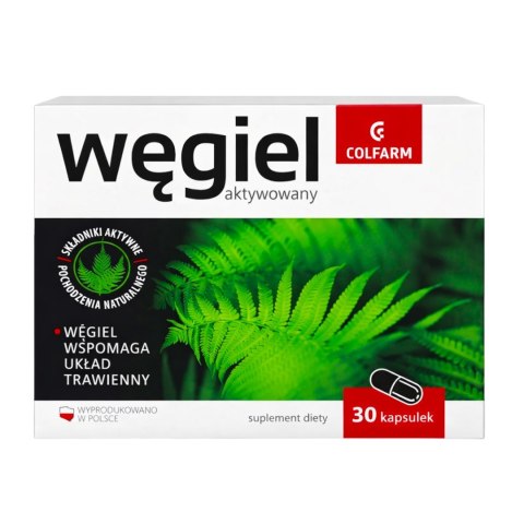 COLFARM Węgiel aktywowany 30 kaps.
