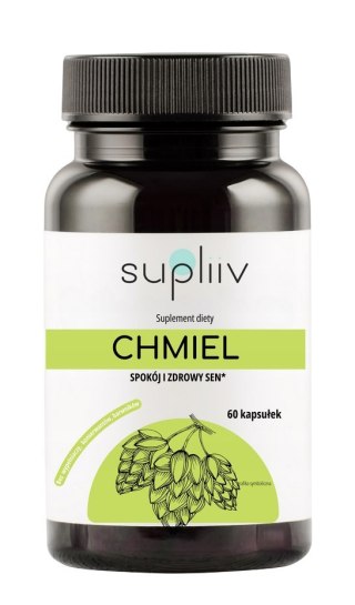 Chmiel ekstrakt 10:1 400mg, 60kaps. SUPLIIV