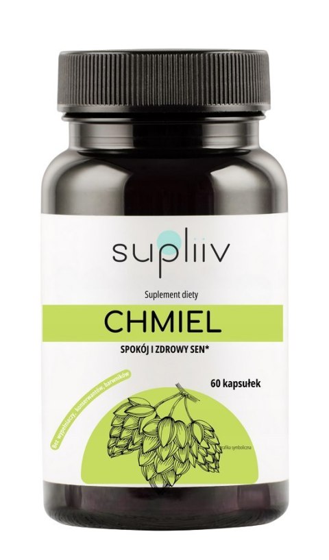 Chmiel ekstrakt 10:1 400mg, 60kaps. SUPLIIV