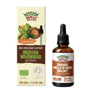 Ekstrakt z zielonych łupin orzecha włoskiego BIO 50ml ROYAL BRAND