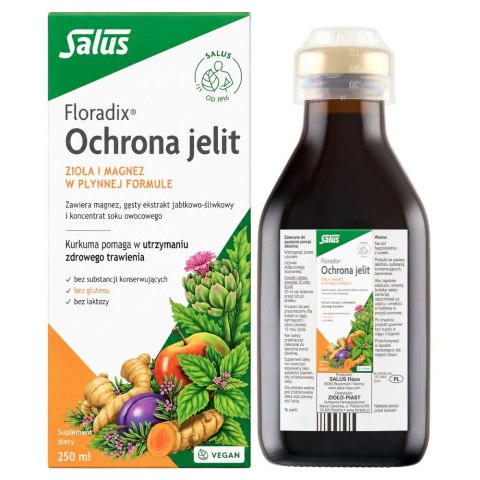 FLORADIX Ochrona Jelit ziołowa płynna formuła 250ml SALUS
