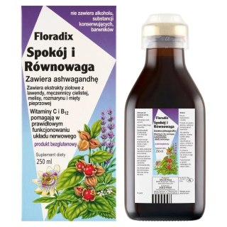 FLORADIX Spokój i Równowaga z ashwagandhą płyn 250ml SALUS