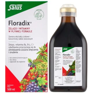 FLORADIX Żelazo i witaminy w płynnej formule 500ml SALUS