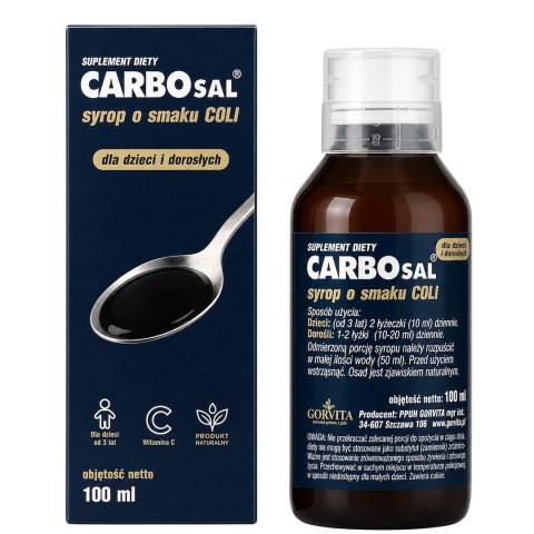 GORVITA Carbosal syrop o smaku coli 100ml