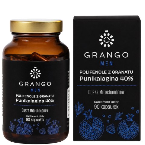 GRANGO MEN Polifenole z granatu punikalagina 40% 90 kaps.