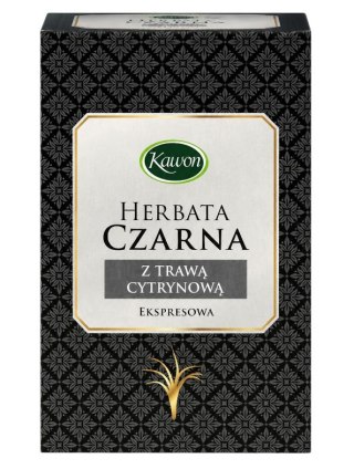 Herbata czarna z trawą cytrynową 20*2g KAWON