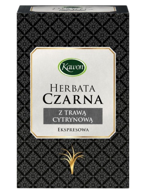 Herbata czarna z trawą cytrynową 20*2g KAWON