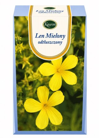 Len mielony odtłuszczony 250g KAWON
