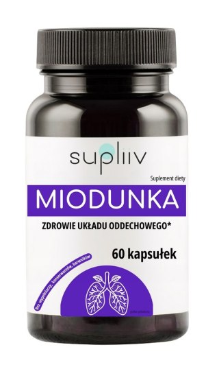 Miodunka ekstrakt 10:1 400mg, 60kaps. SUPLIIV