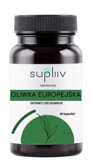 Oliwka europejska ekstrakt 10:1 400mg, 60kaps. SUPLIIV