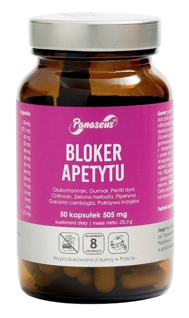 PANASEUS Bloker apetytu - 50 kaps. YANGO
