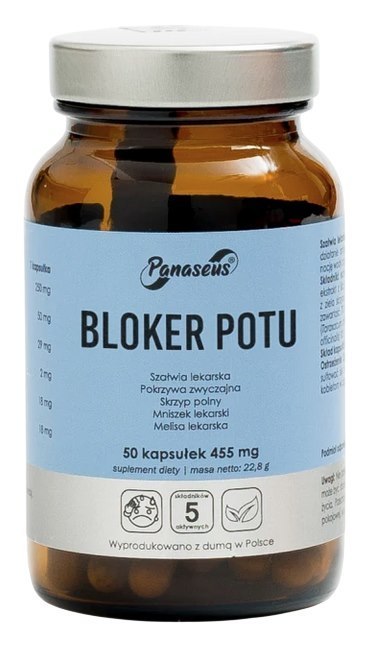 PANASEUS Bloker potu - 50 kaps. YANGO