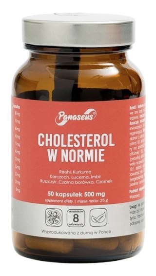 PANASEUS Cholesterol w normie - 50 kaps. YANGO
