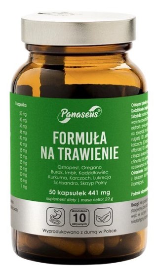 PANASEUS Formuła na Trawienie - 50 kaps. YANGO