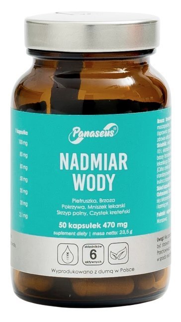 PANASEUS Nadmiar wody - 50 kaps. YANGO